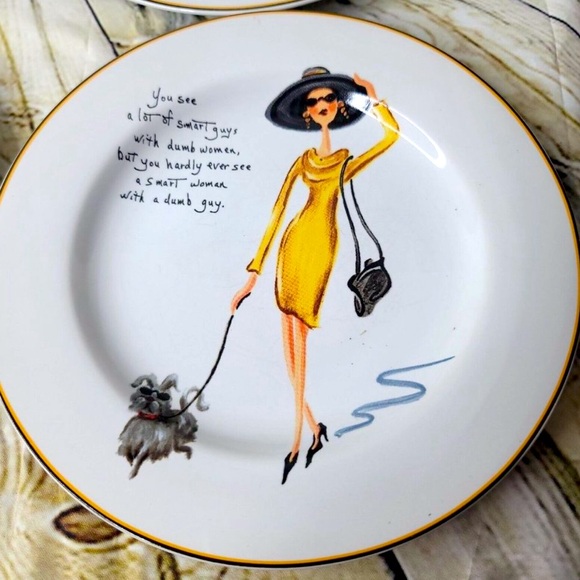 Sakura Set 4 plates Glamour Girl’s - Picture 1 of 5